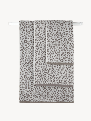 leopard print towels