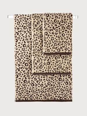 leopard print towels