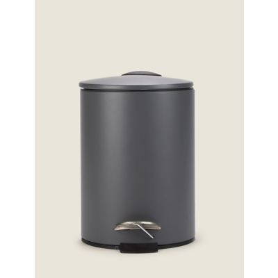 George Charcoal Pedal Bin 3L - Charcoal Grey