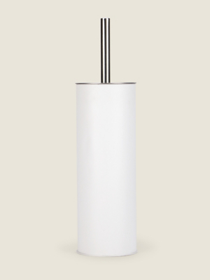 Matte White Toilet Brush Home at ASDA