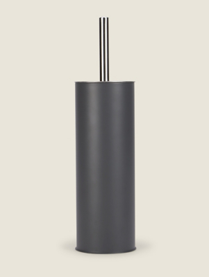 Charcoal Matte Toilet Brush Home at ASDA