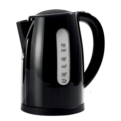 George Home Black Fast Boil Kettle 1.7L