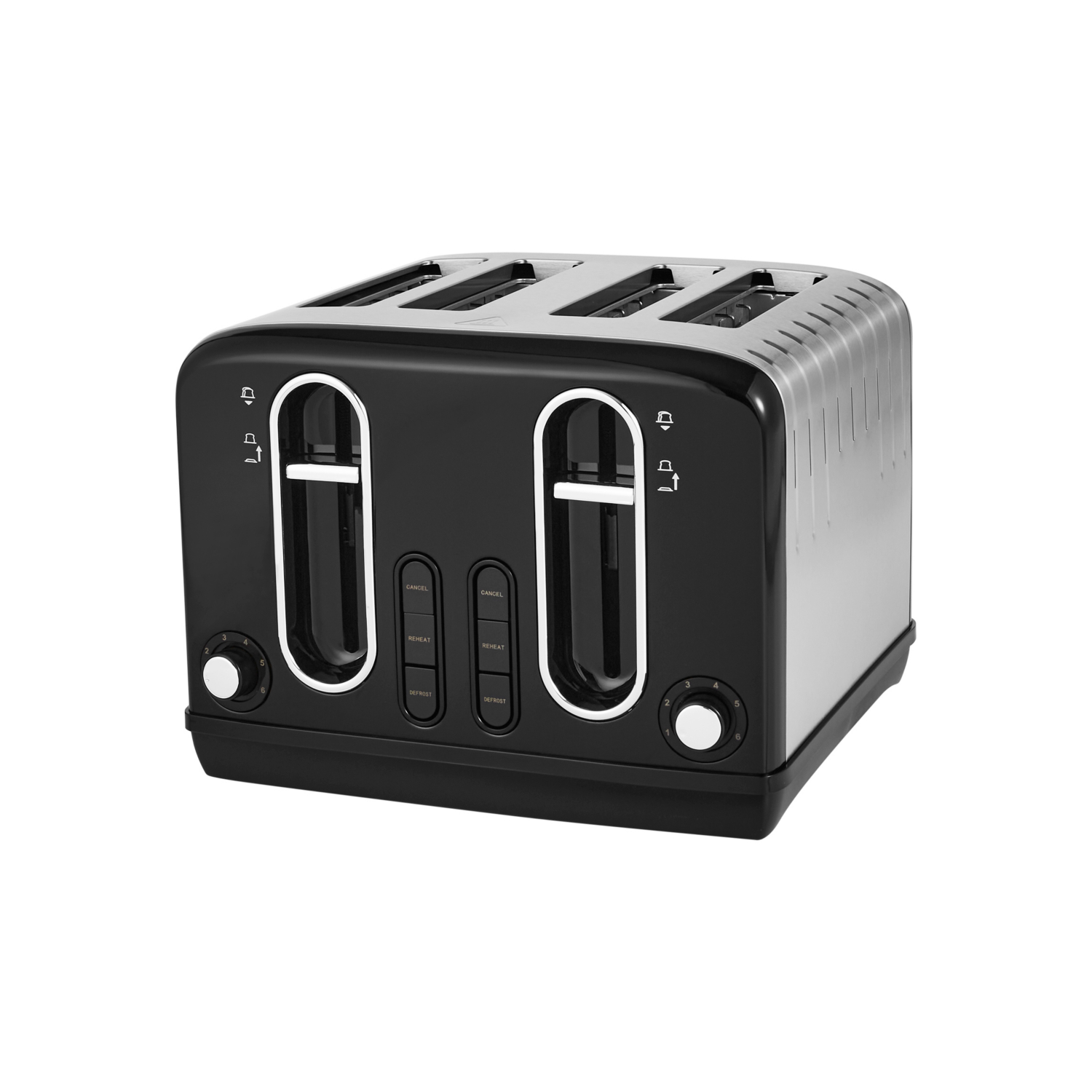 George Black Stainless Steel 4 Slice Toaster