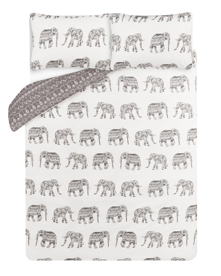 grey elephant bedding