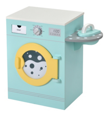 asda wooden toy washing machine