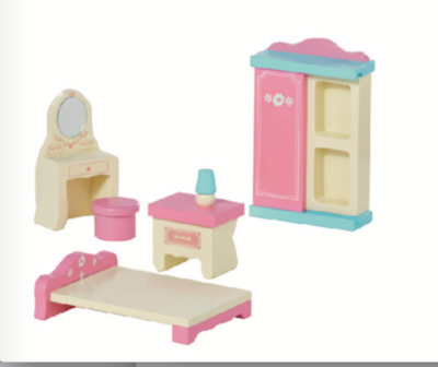 asda dolls house furniture set