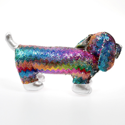 sequin dog toy