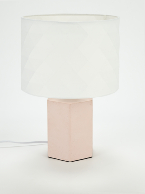 Pink Geometric Shade Table Lamp | Home 