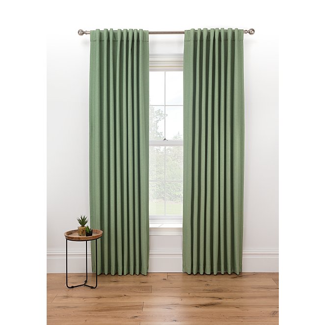 Green Blackout Curtains Home George, Dark Green Curtains