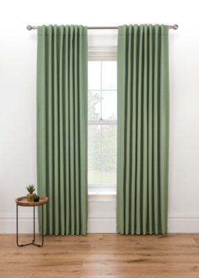 Green Blackout Curtains Home at ASDA