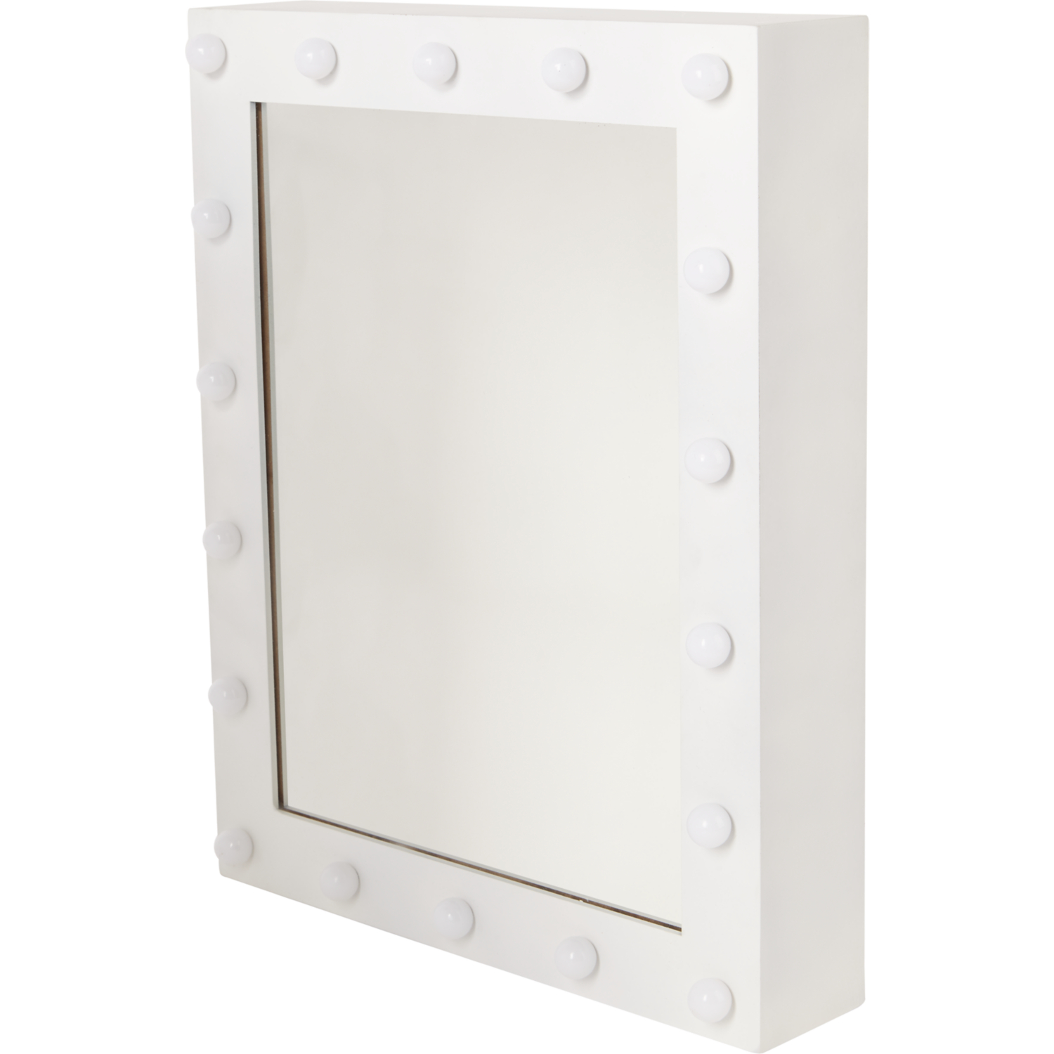 George White Light-Up Mirror