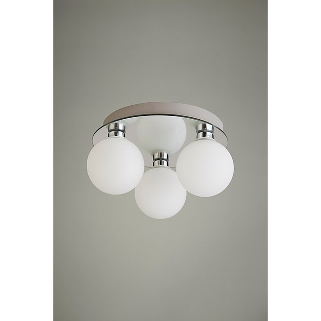 Silver Bathroom Ceiling Light Home George At Asda - Next Home Bathroom Ceiling Lights