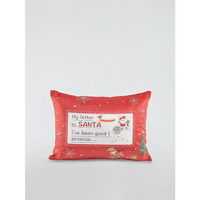 Red Letter To Santa Cushion Home George At Asda