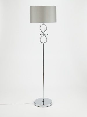 tall silver floor lamps