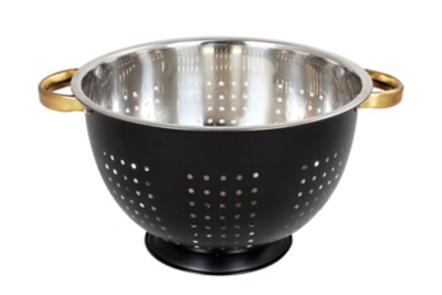 black colander