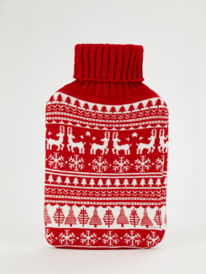 Hot Water Bottle Gift Set Asda