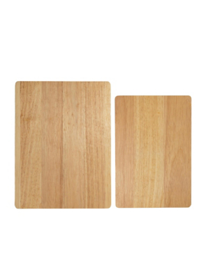 Wood Chopping Boards Set of 2 Home at ASDA