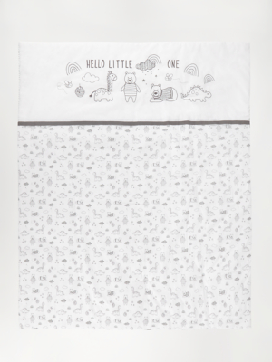 grey cot bedding sets uk