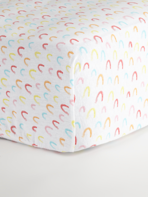 rainbow cot bed bedding