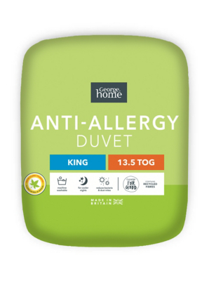 anti allergy duvet asda