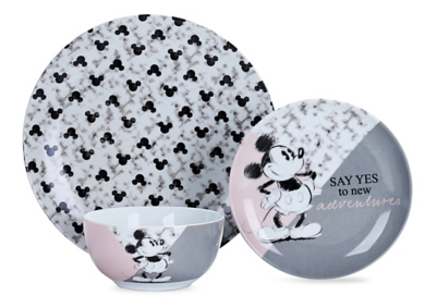 minnie mouse play dish set