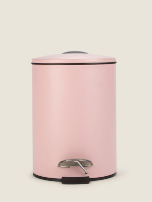Matte Dusky Pink Bin Home at ASDA
