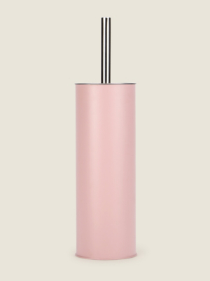 Matte Dusky Pink Toilet Brush Home at ASDA