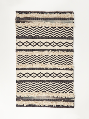 patterned bath mat