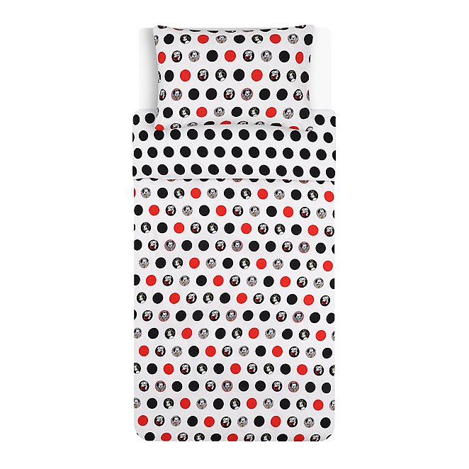 Black And White 101 Dalmatians Easy Care Duvet Set Home George