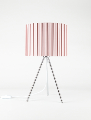 pink bedside lamps