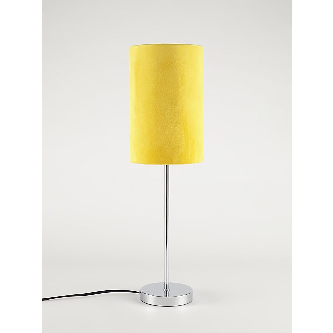 Yellow Velvet Table Lamp Home, Yellow And Grey Table Lamp