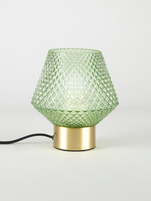 lamp green glass