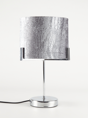 crushed velvet bedside lamp