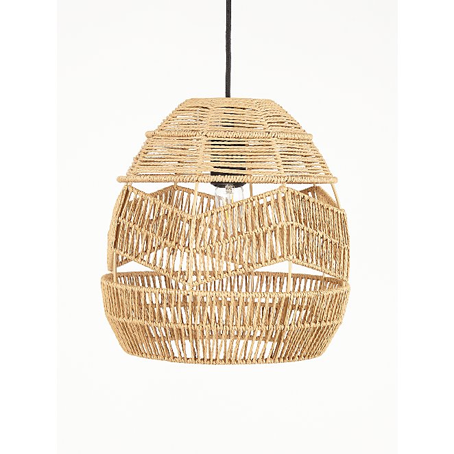 Rattan Ceiling Shade Home George At, How To Change A Shade On Pendant Light