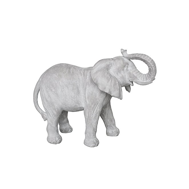 Grey Elephant Garden Ornament Outdoor Garden George