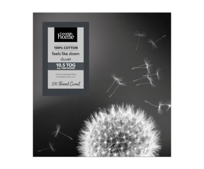 Luxury Feels Like Down Duvet 10.5 Tog Home at ASDA