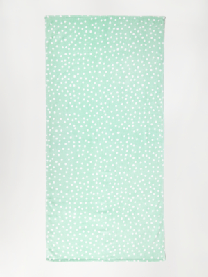 mint green beach towel