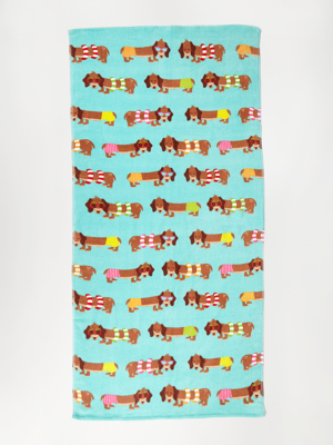 hooded beach towel asda