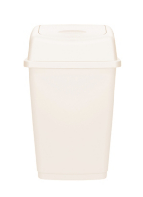 Cream Swing Bin 50L Home at ASDA