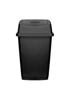 Black Swing Bin 25L Home at ASDA