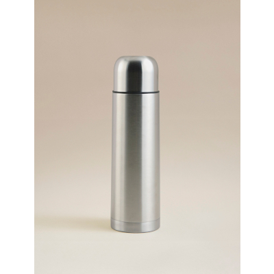 George Silver-Tone Insulated Metal Flask 1L - Silver