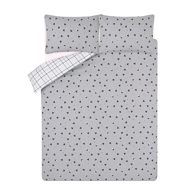 Mickey And Minnie Mouse Easy Care Reversible Duvet Set Home George