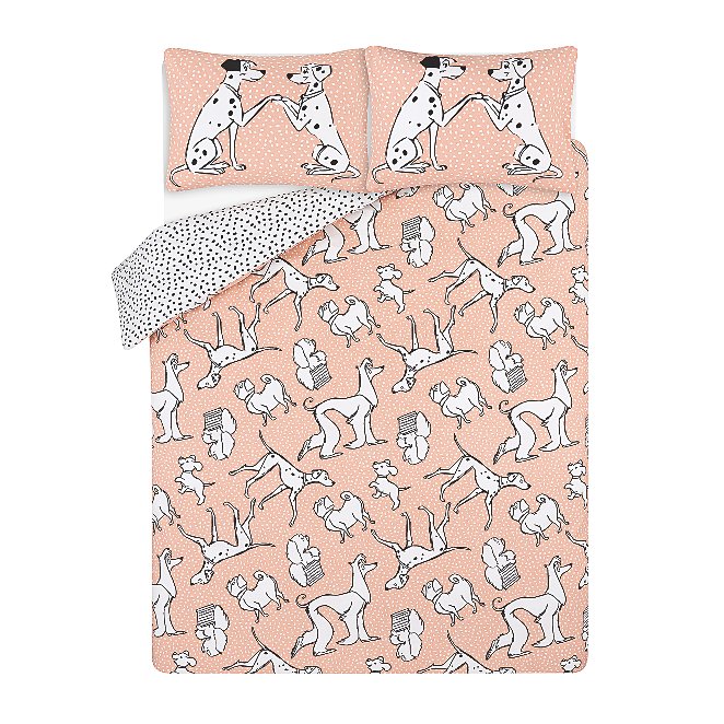 Disney 101 Dalmatians Easy Care Reversible Duvet Set Home George