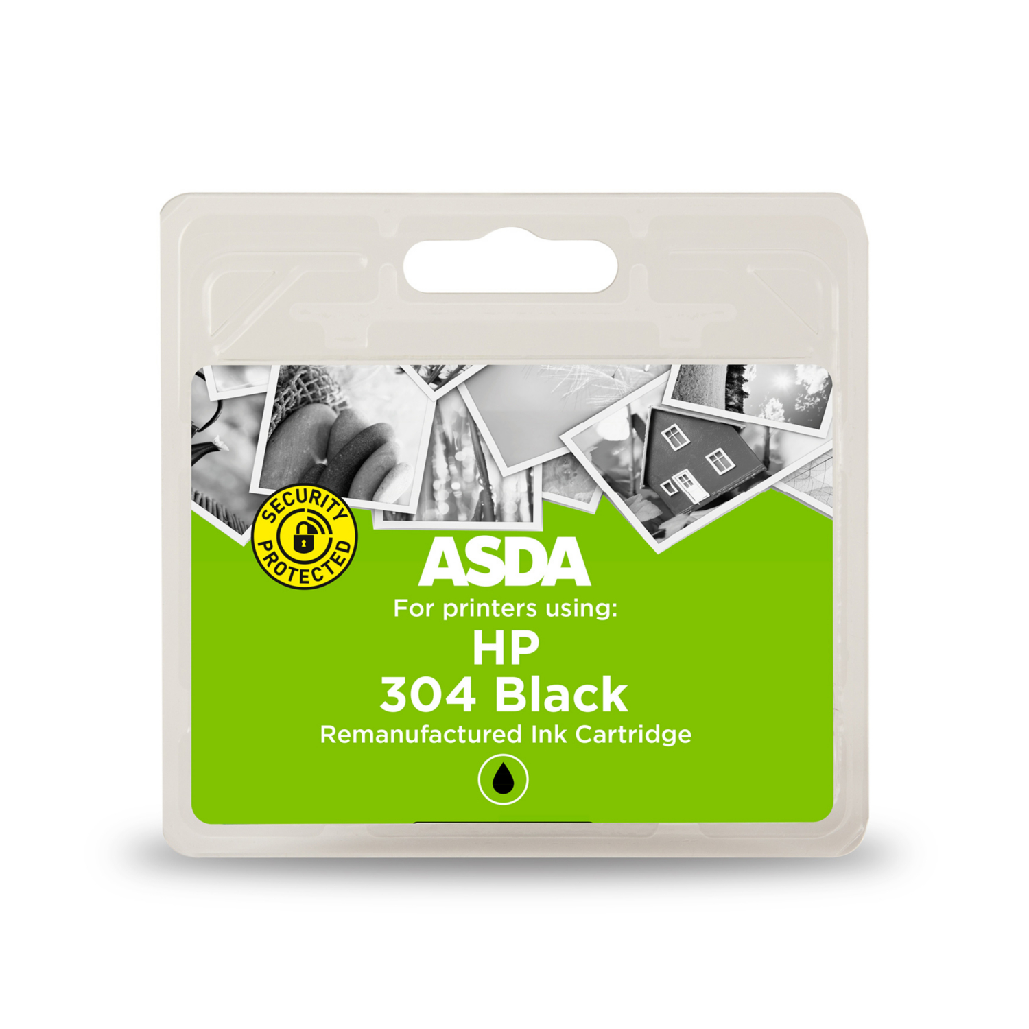 Asda Black Remanufactured Hp 304 Ink Cartridge