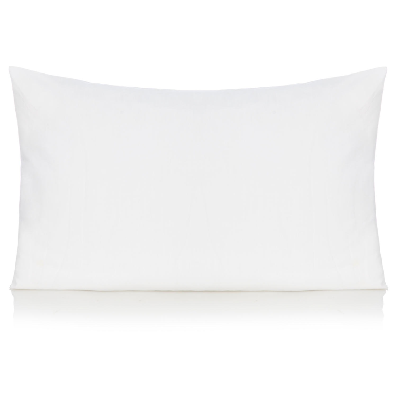 George White Brushed Cotton Plain Pillowcase Pair