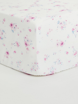 floral cot bed sheets