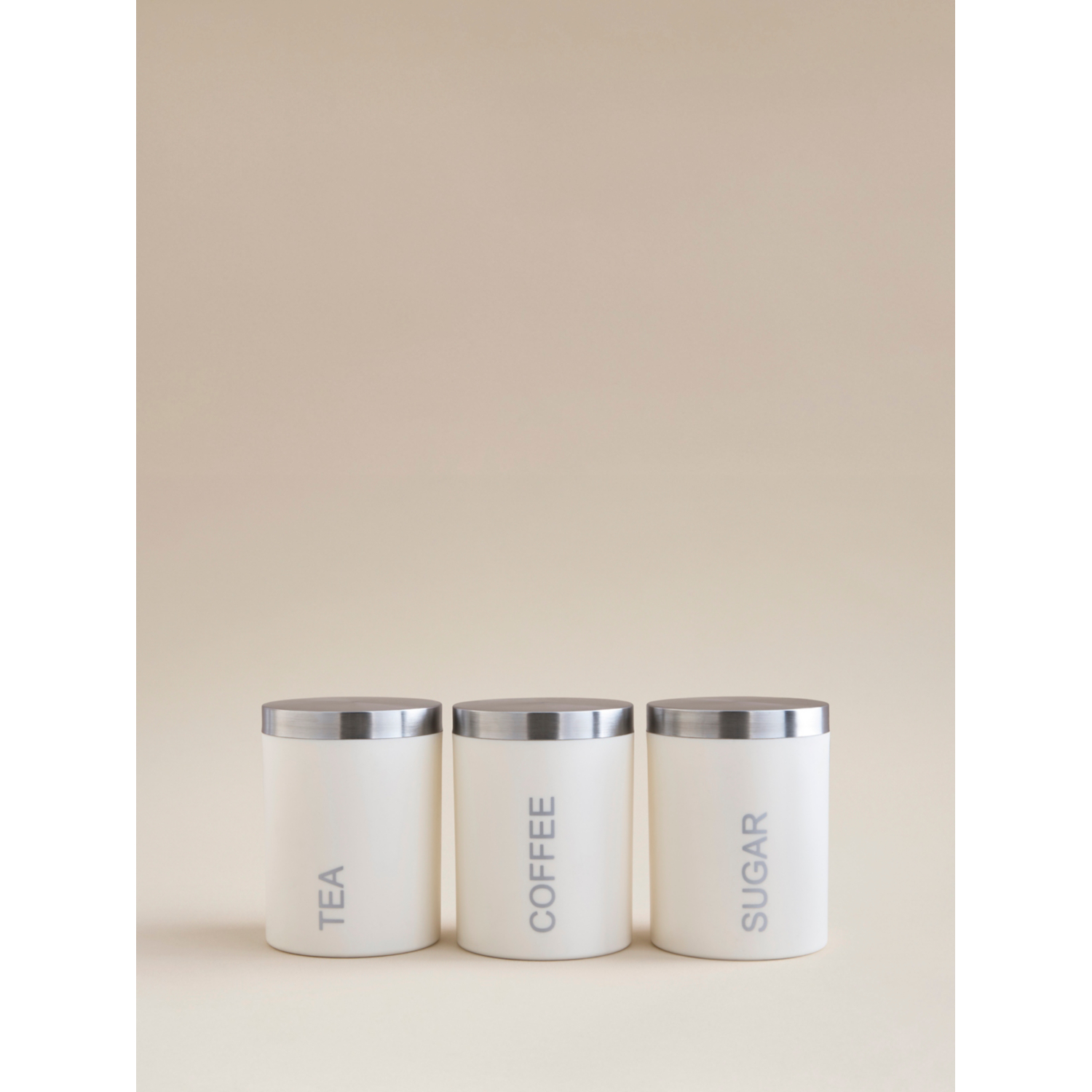 George Cream Canisters - Set Of 3