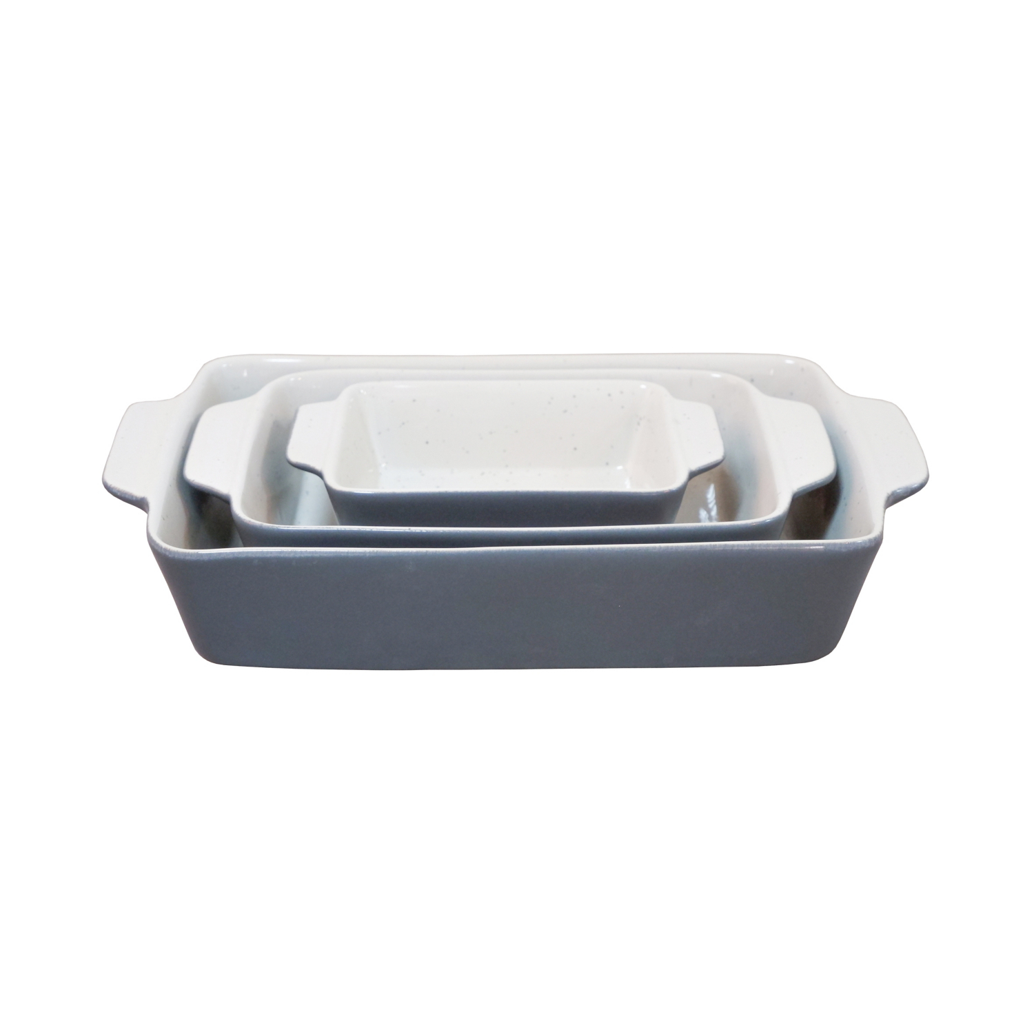 George Grey Ceramic 3-Piece Roaster Set