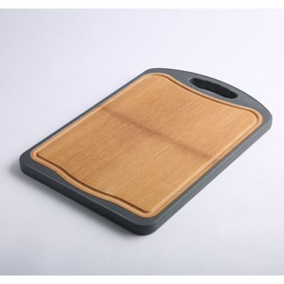 George Home Multi 2 Sided Wooden & Plastic Chopping Board