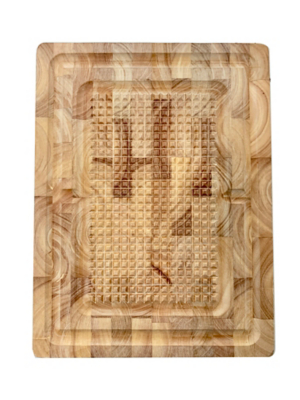 Multi Wooden Double Sided Carving Board Home at ASDA